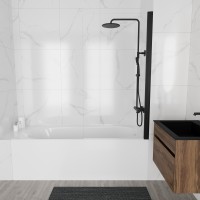 Ванна акриловая Vincea VBT-2B170-FR с каркасом 1700*700*480, пристенная, цвет белый