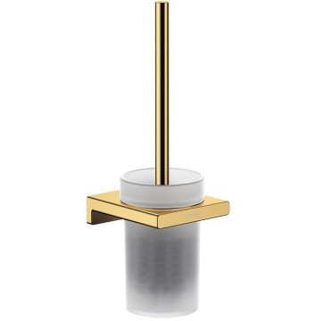 Набор для WC Hansgrohe AddStoris, настенный монтаж, полированное золото, 41752990