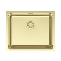 Мойка YUNI 54 UNI, нерж. сталь, YU54-LG, светлое золото, 540х440мм, Paulmark