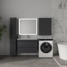 Тумба подвесная STYLE LINE "Атлантика 90", Люкс Плюс графит под раковину Атлантик 90