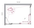 Душевой уголок BelBagno LUCE-AH-21-120/90-C-Cr