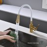 Смеситель Splenka для кухни S05.43.03 Золотой сатин