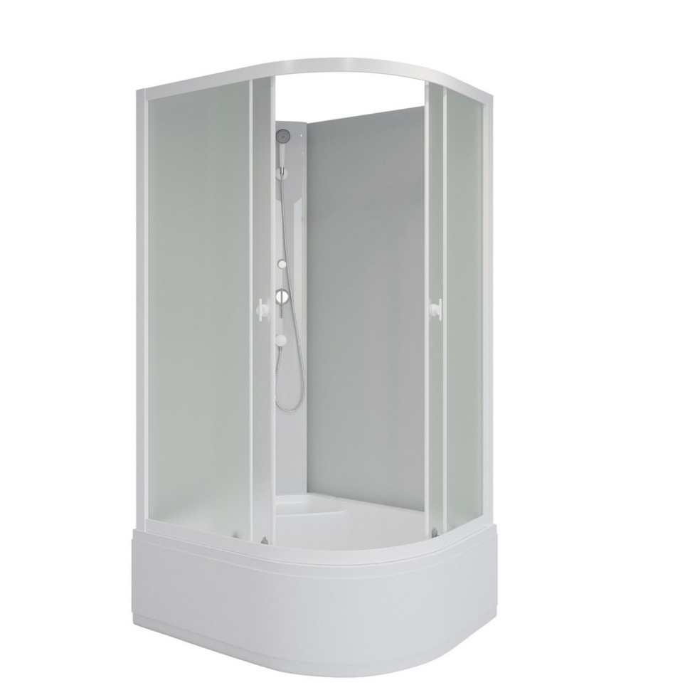 Душевая кабина Niagara Promo P100/80/40L/MT/BK (100х80х195) 4 места