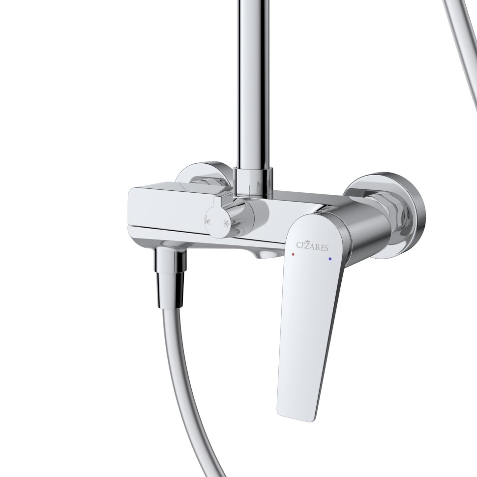 Душевая стойка со смесителем и изливом CEZARES LINER-CVD-01