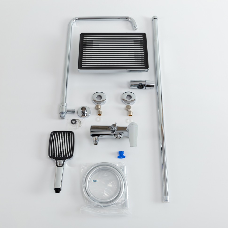 Душевая стойка со смесителем и изливом CEZARES LINER-CVD-01