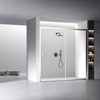 Душевая дверь Veconi Vianno VN-60, 1900x1950, Хром, стекло прозрачное