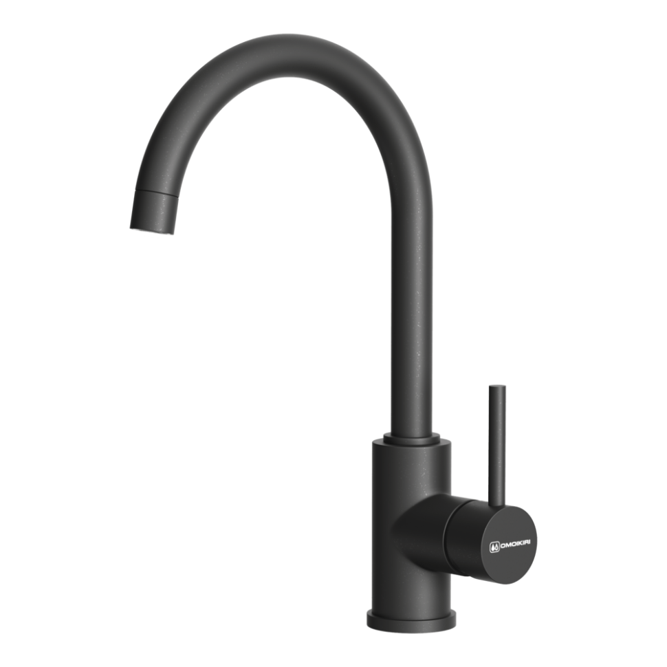 Смеситель для кухни Omoikiri Shinagawa-P-BL латунь/черный