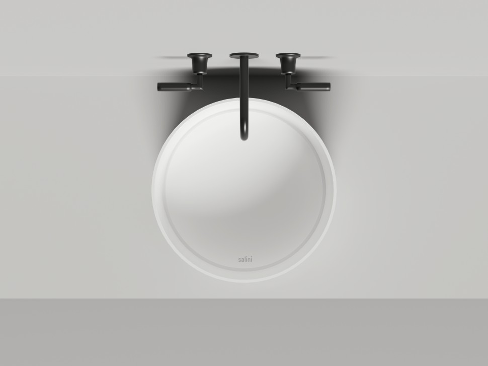 Раковина накладная ARMONIA ROUND 02 450х450х250 S-Sense Глянцевое