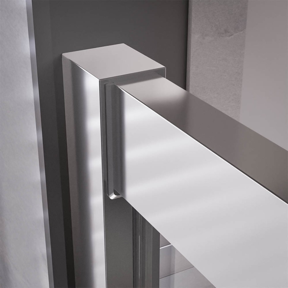 Душевой угол Veconi Premium Trento PTC-20CH, 1000Х900x2000, хром, стекло прозрачное