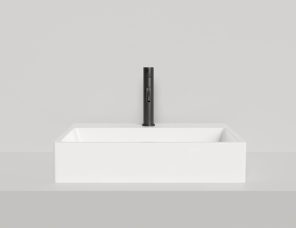 Раковина накладная OTTAVIA покраска по RAL полностью 595х445х125 S-Sense Глянцевое