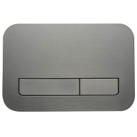 Кнопка смыва Veconi FLUSH V12, FLV12-GM, 240х162х7, пластик, оружейная сталь матовая