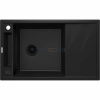 Гранитная мойка - магнитная, 1-чаша с осушкой