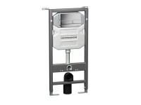 Система инсталляции для унитазов CERAMICANOVA Envision с кнопкой смыва Flat цвет хром, креплениями, арт. CN1002CH