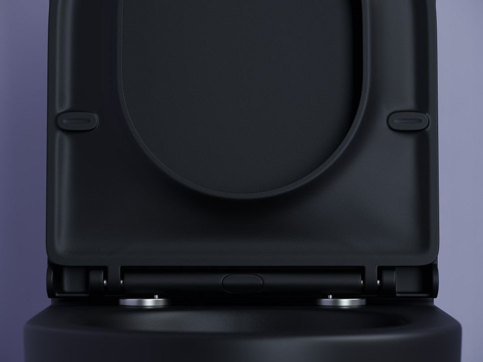 Напольный пристенный унитаз Metropol Rimless CN4001MB