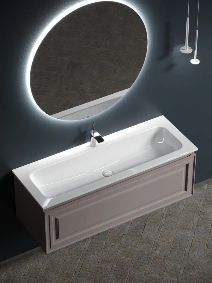 Тумба подвесная SANCOS Very 1195х445х406, c одним ящиком оснащенным доводчиками, Doha Soft , арт.VR120SM