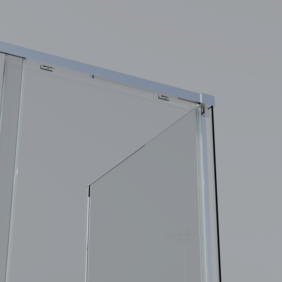 Душевой уголок Софт 2 (Soft 2) VSR-3SO28012CLG, 1200*800, брашированное золото, стекло прозрачное