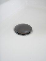 Донный клапан Gid без перелива Dgm100 74408K темно-серый матовый 7x7x10