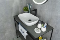 Раковина Gid N9447 51157 накладная белая 51x34x13