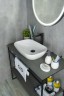 Раковина Gid N9447 51157 накладная белая 51x34x13