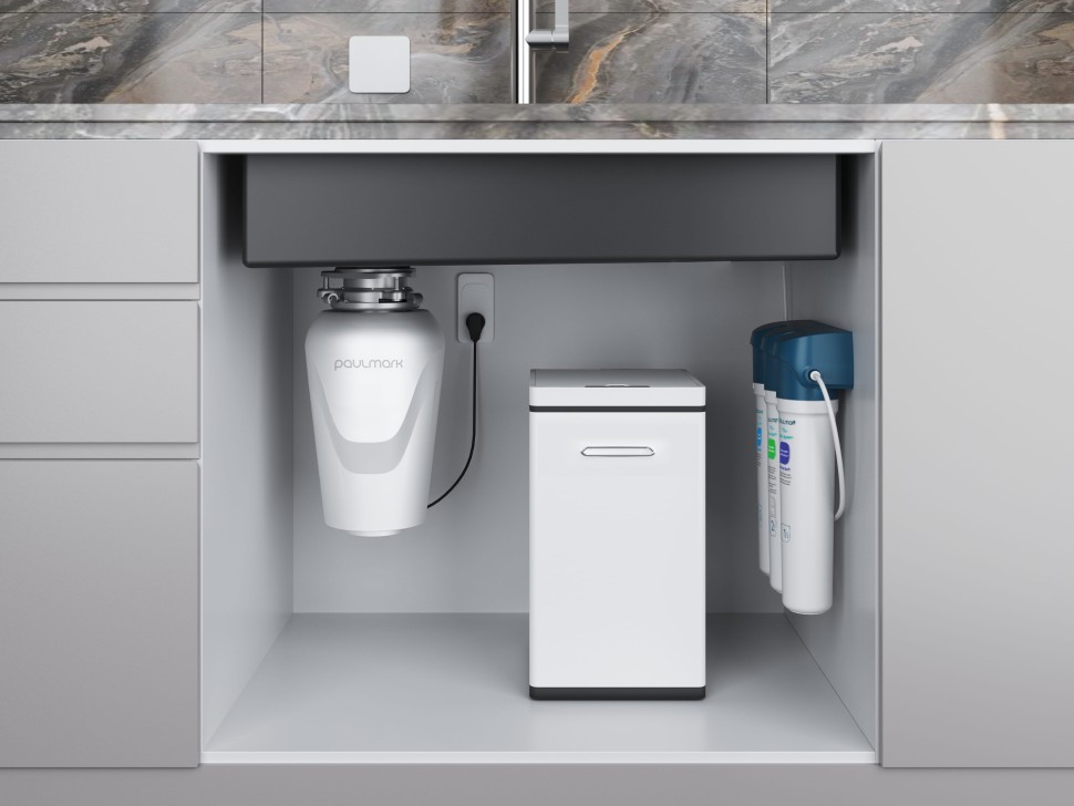 Мойка нерж. сталь NEXT-MULTI SINK 54-L UNI, PM785445-L-GM, вороненая сталь, 540х450мм, Paulmark