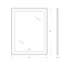 Зеркало BelBagno SPC-KRAFT-700-900-LED-TCH-WARM