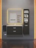 Тумба под раковину для ванной подвесная Uperwood Modul 75х44,4х55 см, чернаяатовая