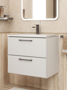 Тумба под раковину Uperwood Foster NEW 60 см, подвесная, белая