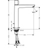 Смеситель для раковин Hansgrohe Talis S хром (71752000)