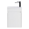 База под раковину подвесная BelBagno PIETRA MINI-400-1A-SO-BL-L Bianco Lucido