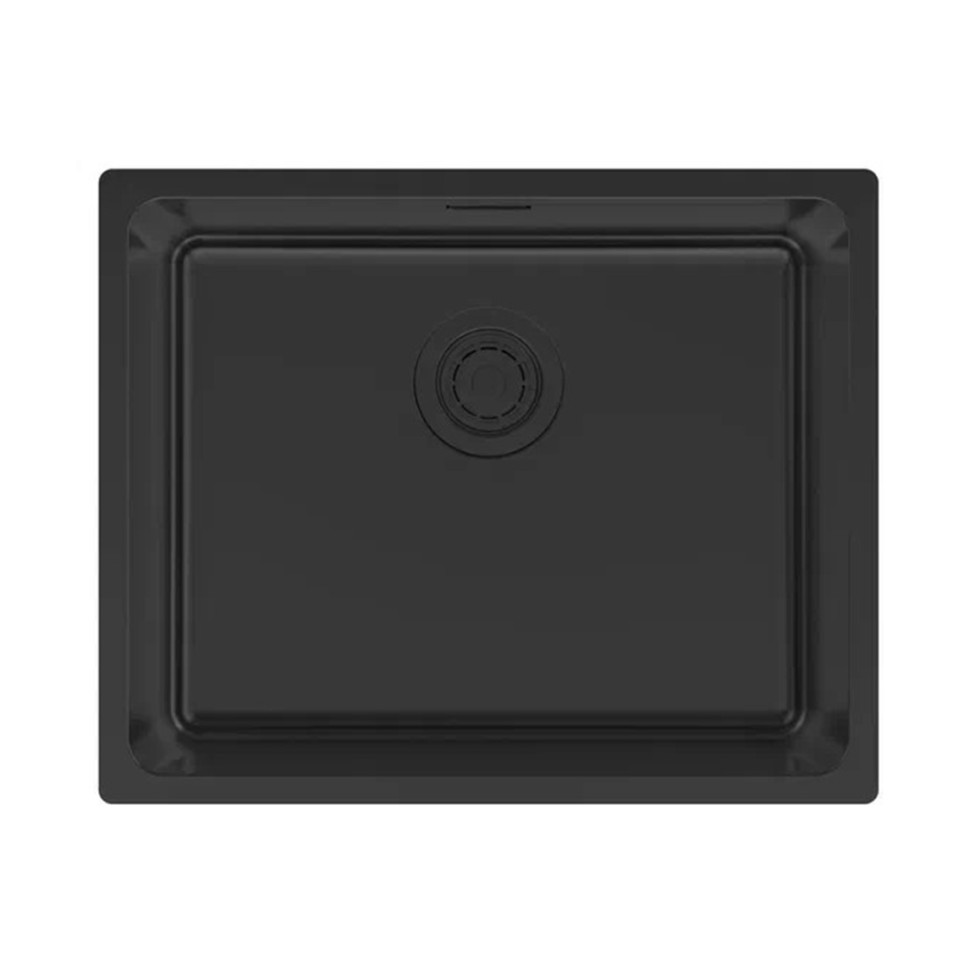 Мойка YUNI 54 UNI, нерж. сталь, YU54-MBN, матовый черный NANO-PVD, 540х440мм, Paulmark