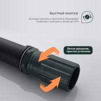 Смеситель Splenka для умывальника S05.10.06 Черный