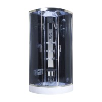 Душевая кабина Niagara Ultra NG-901-01 (90х90х220) низкий поддон(16см),стекло тонированное,5 мест