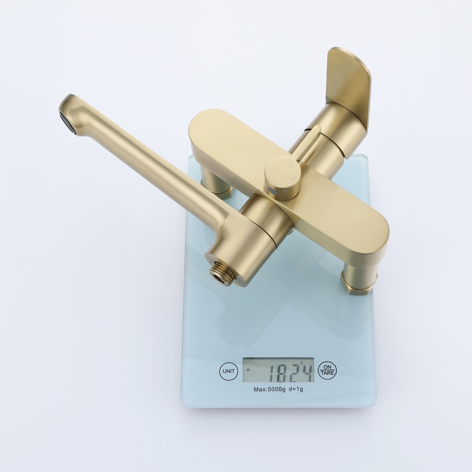 Душевая система Splenka для ванны и душа S222.24.03 Золотой сатин