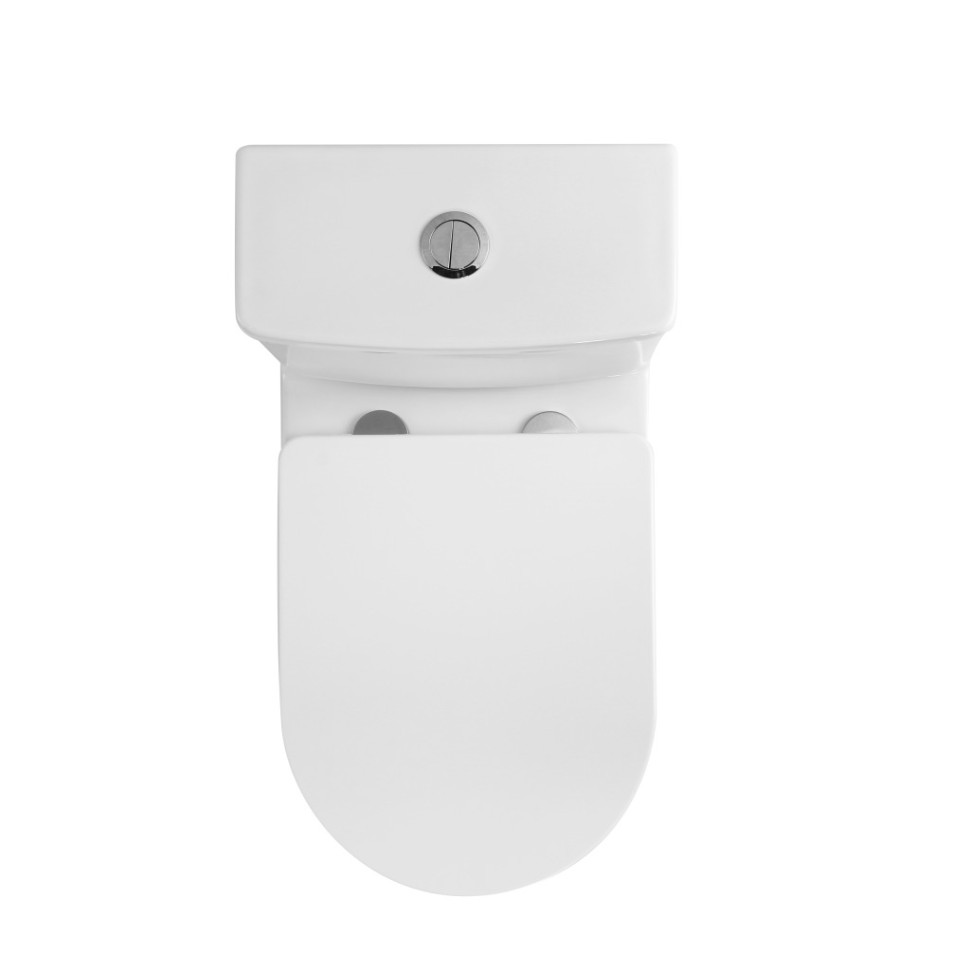 TORO Унитаз напольный белый, безободковый TORNADO, тонкое сиденье дюропласт, soft close IBERICA BLANCA