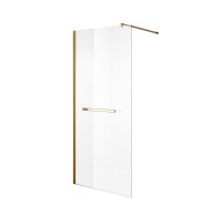 Душевая перегородка Niagara Nova NG-641-10GOLD (100х195) золото,стекло прозрачное,1 место