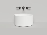 Раковина накладная ARMONIA ROUND 02 450х450х250 S-Stone Матовое