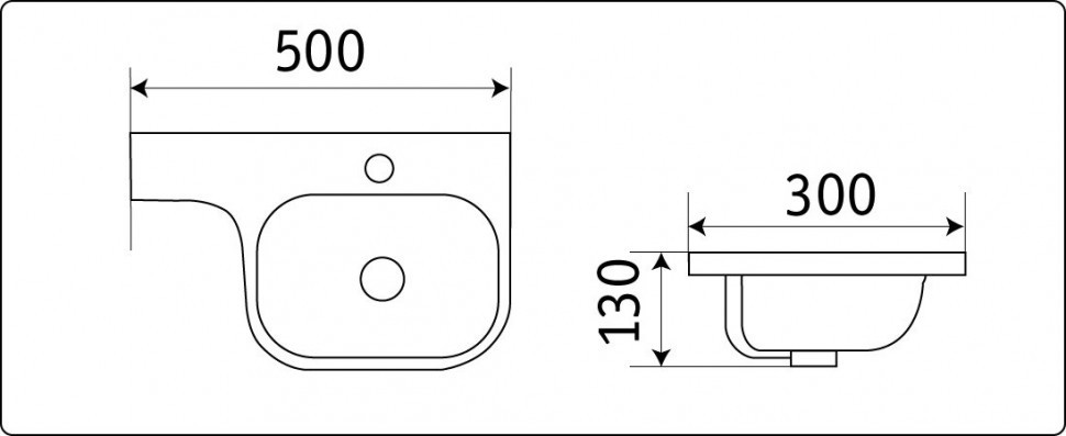 Умывальник CeramaLux 78365