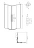 1/2 душевого ограждения Grossman Galaxy 1/2.K33.01.80L.10.02 (80*195) раздвижная(левая),хром, стекло шиншилла,1 место