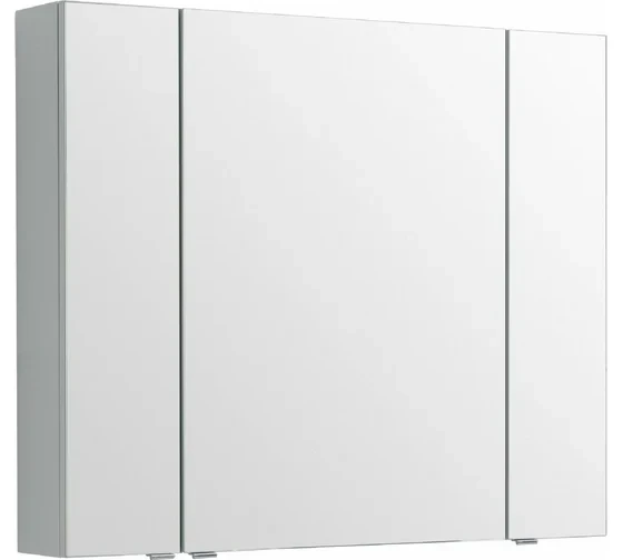 Зеркальный шкаф Aquanet Алвита New 100 Серый