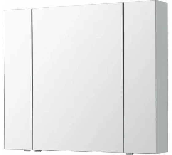 Зеркальный шкаф Aquanet Алвита New 100 Серый