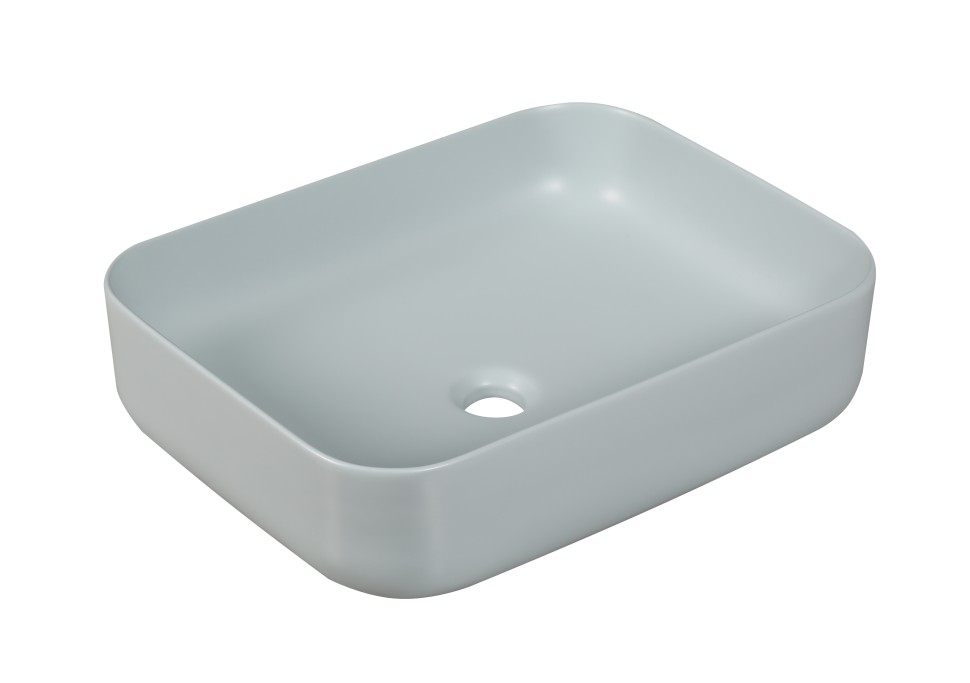 Раковина накладная MILLEAU Miel MU0084-MGBI (матовый голубая пудра)