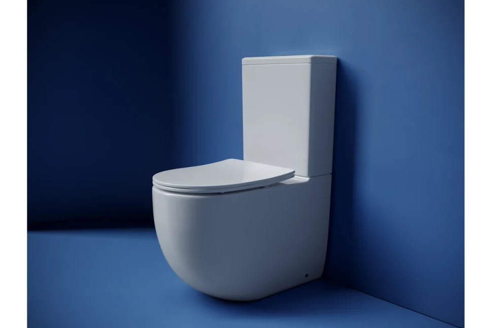 Напольный пристенный унитаз Metropol смыв Торнадо белый CN4001T