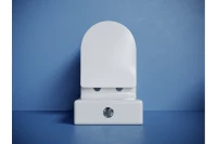 Напольный пристенный унитаз Metropol смыв Торнадо белый CN4001T