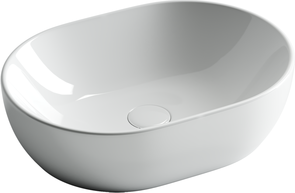 Умывальник чаша накладная овальная Element 480x350x140мм