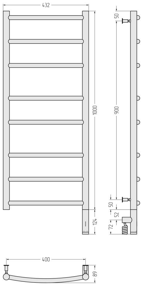 Галант 3.0 1000х400 МЭМ правый