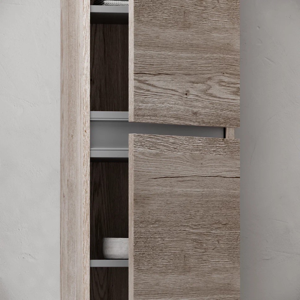 Шкаф-пенал SANCOS Urban подвесной дуб галифакс натуральный, 350х300х1600 мм, арт. PUR35EG