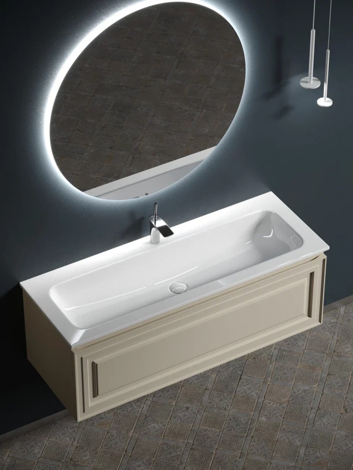 Тумба подвесная SANCOS Very 1195х445х406, c одним ящиком оснащенным доводчиками, Beige Soft , арт.VR120CE