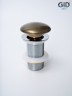 Донный клапан Gid без перелива Bzk100 74404K бронза 7x7x10