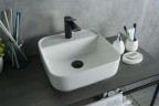 Раковина Gid N9044 51165 накладная белая 38.5x38.5x14