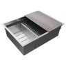 Мойка нерж. сталь NEXT-MULTI SINK 58-L UNI, PM785845-L-BS, брашированная сталь, 580х450мм, Paulmark